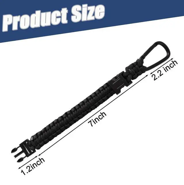 Alt view image 2 of 6 - 2 PCS Baseball Glove Clip for Hanging Bags, Paracord Gear Holder with Hook Clip, Portable Sports Equipment Drying Rack for Baseball Softball Gloves, Travel Accessory for Athletes