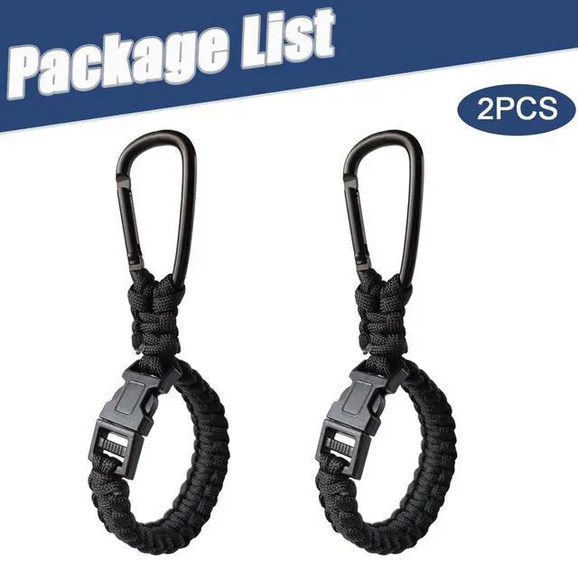 Alt view image 3 of 6 - 2 PCS Baseball Glove Clip for Hanging Bags, Paracord Gear Holder with Hook Clip, Portable Sports Equipment Drying Rack for Baseball Softball Gloves, Travel Accessory for Athletes