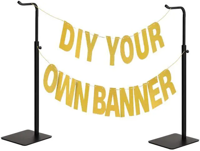 Main image of Adjustable Purse Display Stands - Black Tabletop Display Holder for Handbags, Wreaths and Banners, for Home Closets, Retail Displays and Vendor Booths (2-Pack)