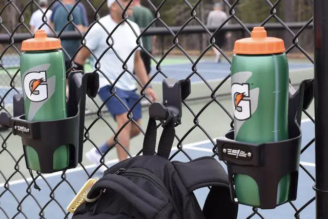 Alt view image 7 of 7 - Chain Link Fence Hook for Sports Bags with Paracord Lanyard Heavy-Duty Fence Hanger for Baseball, Softball, Tennis & Pickleball Bags