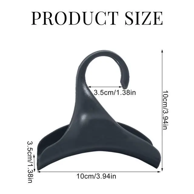 Alt view image 2 of 6 - 12Pcs Purse Hanger Closet Bag Organizer Hooks, Space Saving Handbag Holder Rack, Bag Hanger for Closet Rod, Belt Scarf Tote Storage Hook Set Black White Gray