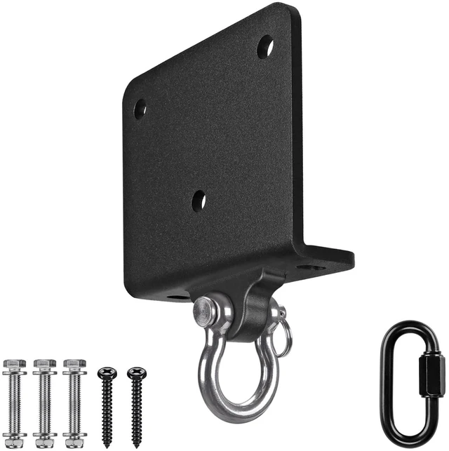 Alt view image 2 of 7 - Heavy Bag Hanger Wall Mount Punching, Rotatable Heavy Duty Boxing Bag Bracket for Home Gym Indoor, Adjustable Length for Kickboxing Bag, Muay Thai Bag,Speed Bag (180° Swivel Beam Hanger)