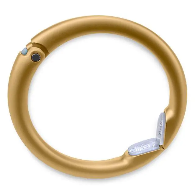 Main image of Bag Hanger, Matte Gold PVD | The Ring that Opens into a Handbag Hook