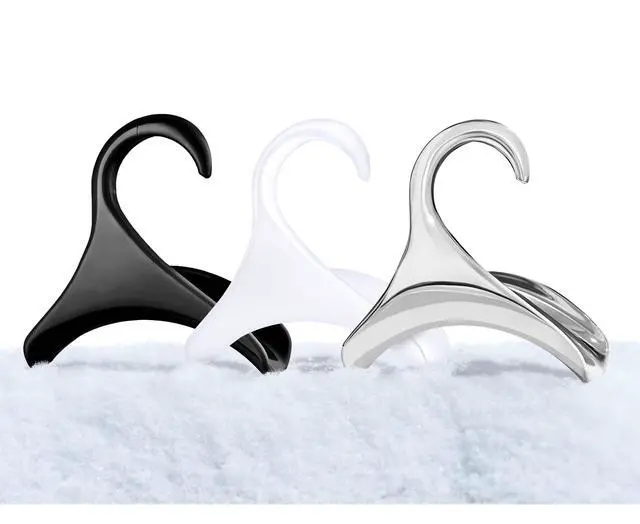 Alt view image 2 of 6 - Purse Hanger for Closet - Handbag Organizer Hooks for Hanging Bags & Purses, Protecting Bag Shape & Organizing Space (3 Hangers, Black Plastic)