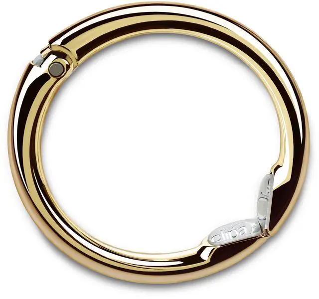 Main image of Bag Hanger, Polished Gold PVD |The Ring that Opens into a Purse Hook