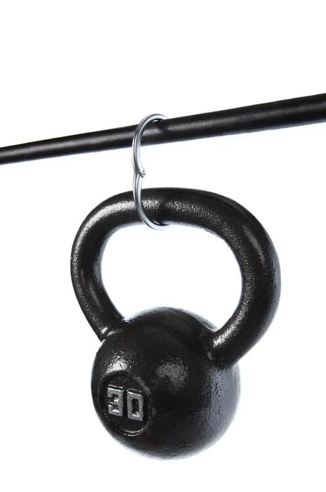 Alt view image 7 of 7 - Bag Hanger, Polished Hematite PVD | The Ring that Opens into a Hook