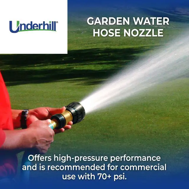 Alt view image 2 of 5 - Magnum UltraMAX Premium PRO Series-TurboShift ¾ Inch Garden Water Hose Nozzle, Sprayer, Jet, Metal and Rubber, Adjustable, NG650-DFH-75