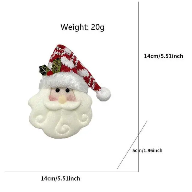 Alt view image 7 of 7 - 4Pcs Christmas Tree Hanging Ornaments, Christmas Tree Doll Decoration, New Cute Santa Claus Hanging Pendant for Walls Windows Doors Home Party Garden