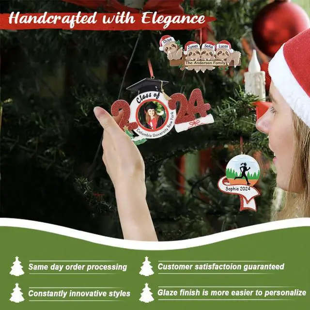 Alt view image 4 of 6 - First Home Ornament 2026 Black Door Personalized New Home Christmas Decor