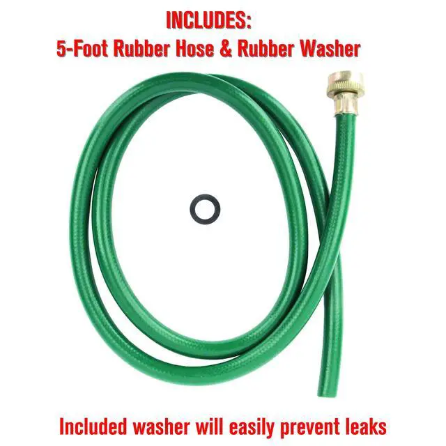 Alt view image 7 of 7 - 504 1300 Garden Dehumidifier Drain Hose, 5ft, Green Rubber Finish, 5', 5 Feet