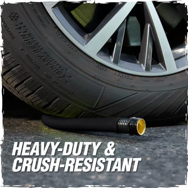 Alt view image 6 of 7 - Heavy Duty Garden Hose 25ft x 5/8in, Anti-Kink and Leakproof, Durable 4-Layer Construction, 500 PSI Burst, All Weather Outdoor Watering for Lawn, Garden, Flowers, Black and Orange