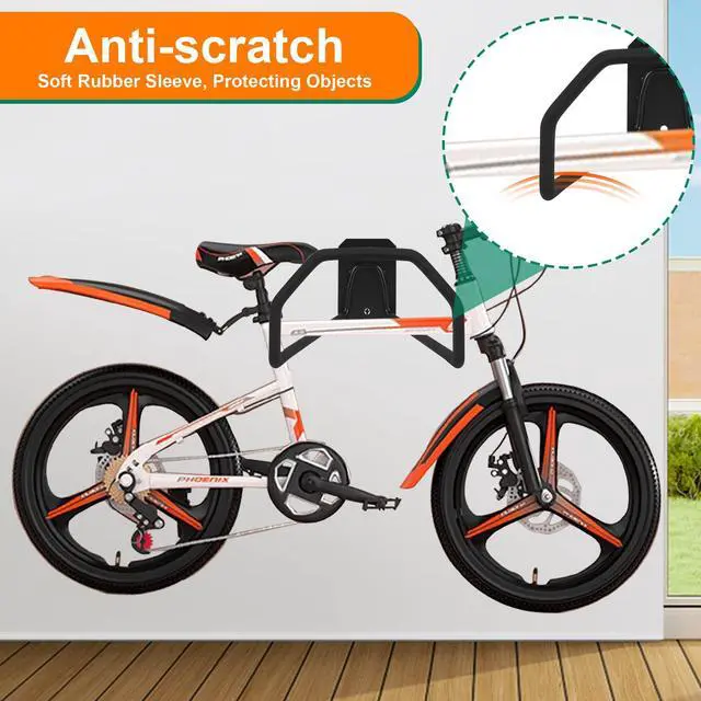 Alt view image 6 of 7 - 300 ft Garden Hose Holder - Oversized Hose Hanger Wall Mount Water Hose Holders for Outside, Extra Heavy Duty Hose Rack for Garden Hose Storage and Extension Cords