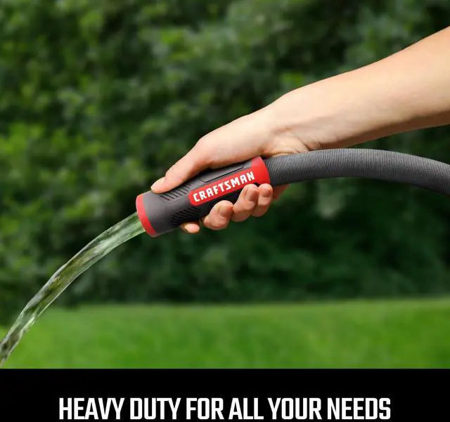 Alt view image 6 of 7 - ExoShield Heavy-Duty Fabric Hose - Industrial-Grade Lightweight Garden Hose, 50 Feet x 5/8 Inch
