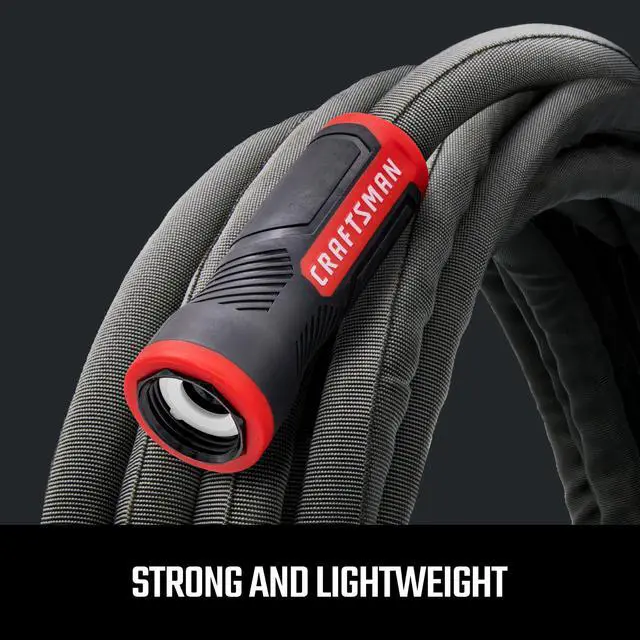 Alt view image 3 of 7 - ExoShield Heavy-Duty Fabric Hose - Industrial-Grade Lightweight Garden Hose, 50 Feet x 5/8 Inch
