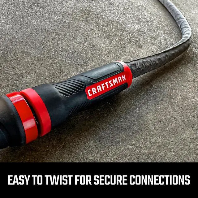 Alt view image 4 of 7 - ExoShield Heavy-Duty Fabric Hose - Industrial-Grade Lightweight Garden Hose, 50 Feet x 5/8 Inch