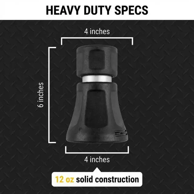 Alt view image 4 of 4 - Industries Power Flow Fireman Style Nozzle SP-020N Heavy Duty Adjustable Garden Hose Spray Nozzle with Comfort Grip, Leakproof Design