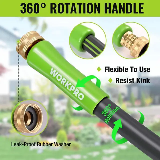 Alt view image 4 of 7 - Garden Hose 5/8" x 10FT, Heavy Duty