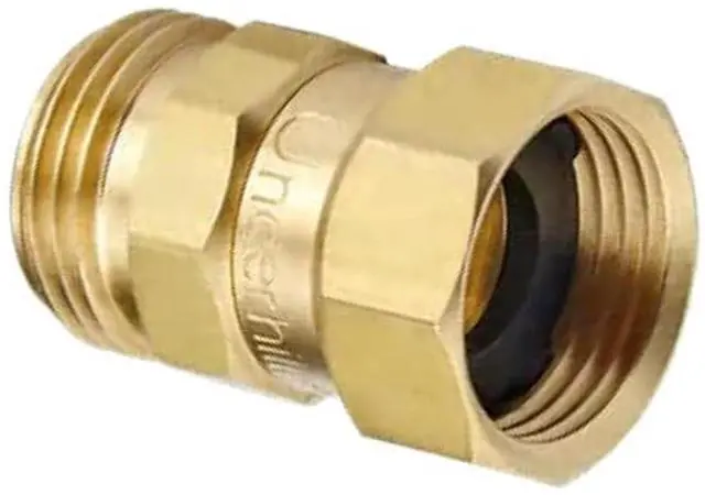 Main image of Twist Ease Kink Eliminator AVG-HSF-75, Brass Hose Swivel Fitting for Smooth Water Flow, Easy Installation, Heavy-Duty Anti-Kink Connector for Garden, Industrial, and Home Use