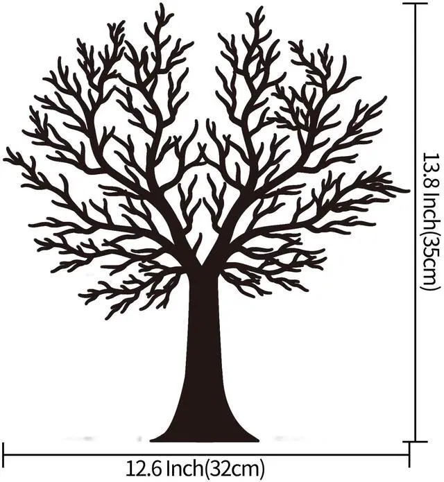 Alt view image 3 of 5 - Wood Tree Crafts 3D Tree of Life Sign Ornament Natural Wood Artificial Table Tree Desktop Fake Faux Plants Ornaments Wooden Home Room Decor Holiday Party Wedding Farmhouse Decoration 14x12 Inch