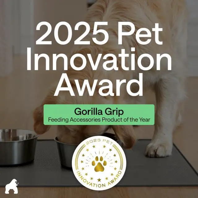 Alt view image 6 of 7 - 100% Waterproof Raised Edge BPA Free Silicone Pet Feeding Mat, Dog Cat Food Mats Contain Spills Protects Floors, Placemats for Cats and Dogs Water Bowl, 18.5x11.5, Gray