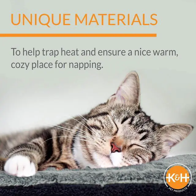 Alt view image 7 of 7 - Warming Cat Bed Pad, Self Heating Pad for Outdoor Cat Houses, Warming Mat for Indoor Pet Beds & Furniture, Reversible Blanket, Machine Washable - Small 21 X 17in Gray/ Black