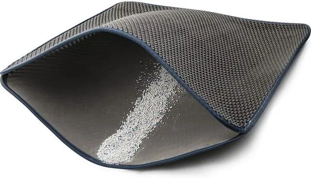Main image of Cat Litter Mat, Kitty Litter Trapping Mat, Honeycomb Double Layer Mats, No Phthalate, Urine Waterproof, Easy Clean, Scatter Control, Catcher Litter Tray Box Rug Carpet
