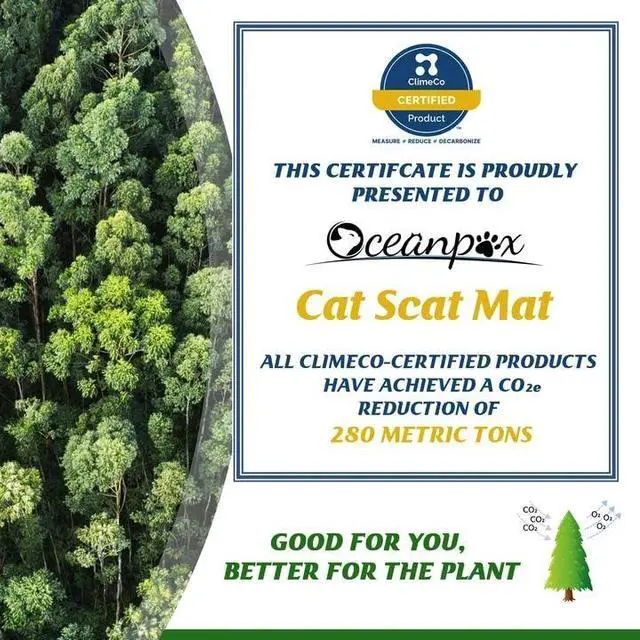 Alt view image 7 of 7 - 6.5ft Cat Scat Mat with Soft Spikes, Humane Indoor/Outdoor Cat Deterrent Mat for Garden, Countertops & Furniture, 78" x 11" Plastic Repellent Strip
