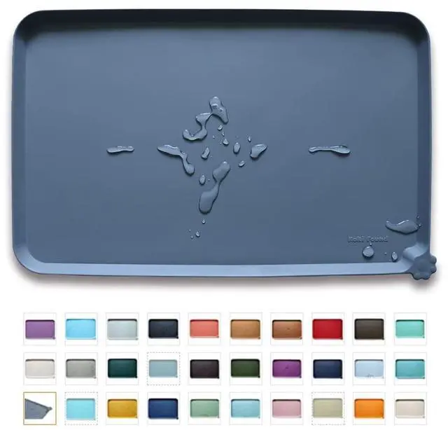 Main image of Waterproof Pet Feeding Mats with High Lips - Multiple Size and Colors for Dogs, Cats & Others-G