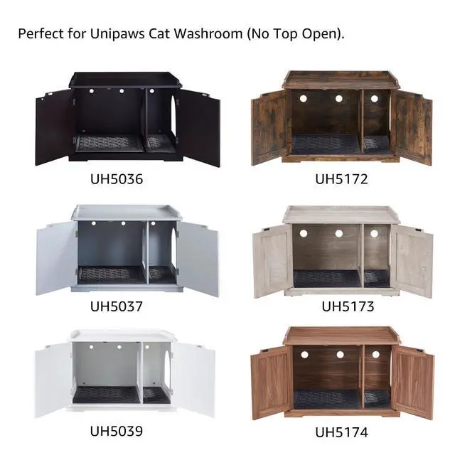 Alt view image 7 of 7 - Cat Litter Trapping Mat, Litter Box Scatter Control Pad, Litter Free Floors and Urine Waterproof, Gentle on Paws, No Phthalate