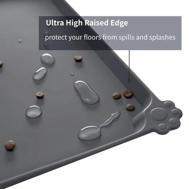 Alt view image 3 of 6 - Silicone Pet Feeding Mat - Waterproof & Non-Slip Dog Cat Placemat