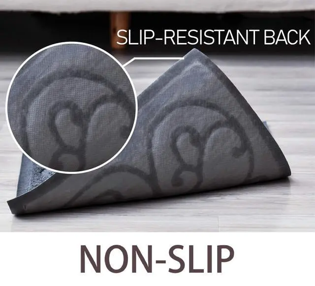 Alt view image 6 of 7 - Cat Litter Box Mat, Thick Kitty Litter Trapping Mat, Durable,Waterproof &Washable with Non-Slip Backing, Soft on Kitty Paws and Easy to Clean, BPA Free