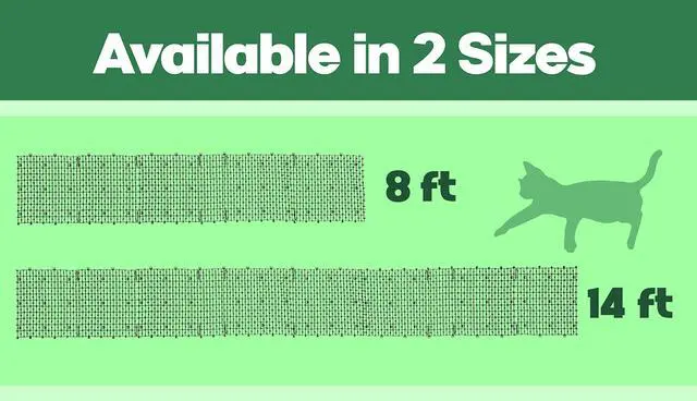 Alt view image 2 of 7 - Cat Scat Mat with Spikes (8 ft.) Cat Deterrent Strips for Garden, Yard & Furniture, Indoor & Outdoor, 6 Staples Included