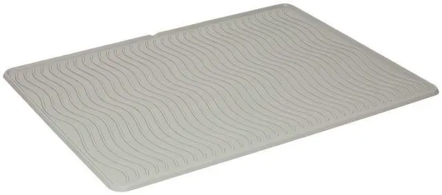 Main image of ToughGrip Waterproof Cat Litter Matt with Inner Channels & Raised Outer Lip | Large | Premium Grade Silicone | Housebreaking Cat Supplies Needs