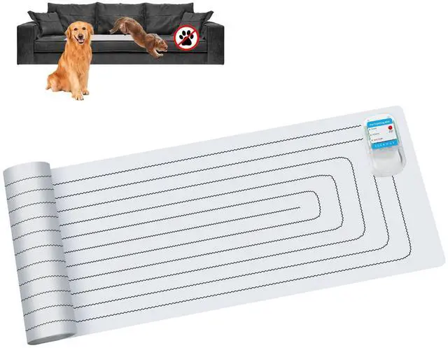 Main image of Scat Pet Shock Mat Indoor, Safe Shock Training Pads for Dogs and Cats, Electric Repellent Mat Keeps Pets Off Couch, Sofa, Counter Top, 3 Training Modes, 60"x12" Rectangular, Battery Operated
