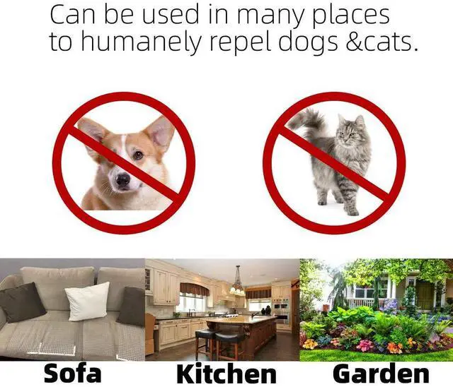 Alt view image 5 of 7 - 12 Pack Cat Repellent Outdoor/Indoor Scat Mat for Cats&Dogs, Keep Away Pest Plastic Mats with Spikes,16 x 13 Inches