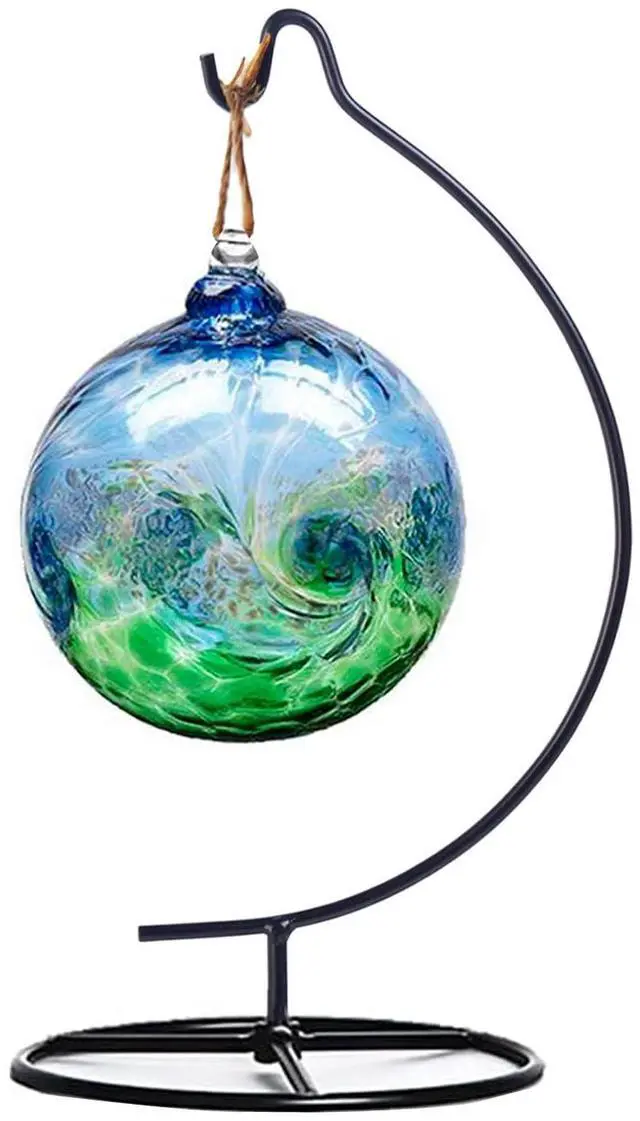 Main image of Ornament Display Stand, Holder Ornament Hanger Stands Glass Ball Ornament Holder Ornament Stands for Hanging Plants, Hanging Terrarium Stand for Christmas Wedding Ornament, Home Office Decor
