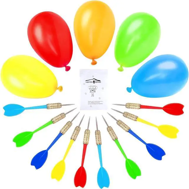 Main image of 510PCS Dart Balloon Game Set, Carnival Games for Kids & Adults, Outdoor Party Game for Backyard, Birthdays & Family Reunions, Carnival Party Favors, Includes 500 Balloons & 10 Darts