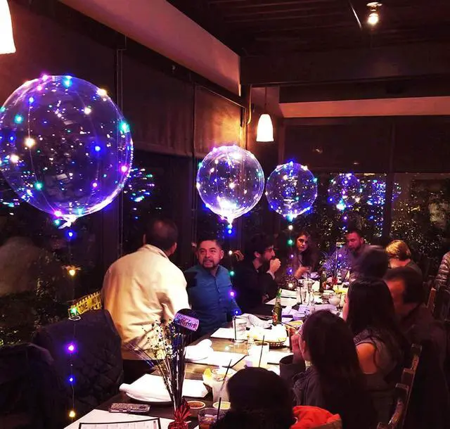 Alt view image 3 of 7 - 10 PACKS LED Bobo Balloons,Transparent LED Light Up Balloons,Helium Style Glow Bubble Balloons with String Lights for Party Birthday Wedding Festival Decorations (Colorful)