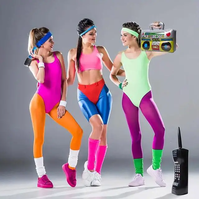Alt view image 7 of 7 - Inflatable Rock Star Set Guitars Inflatable Saxophone Bass Lute Microphones Mobile Phone Recorder Piano 70s 80s 90s Party Decoration Photo Props