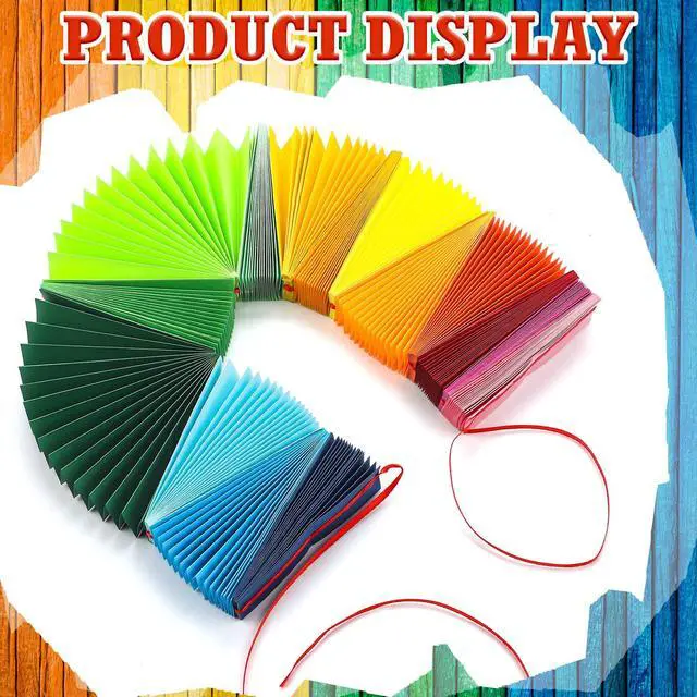 Alt view image 3 of 6 - 3 Pack Wedding Paper Fans Garland 15.6ft Colorful Background Ceiling Hanging Decorations Set for Birthday Party Supplies 3D Bachelorette Party Decorations (Rainbow)