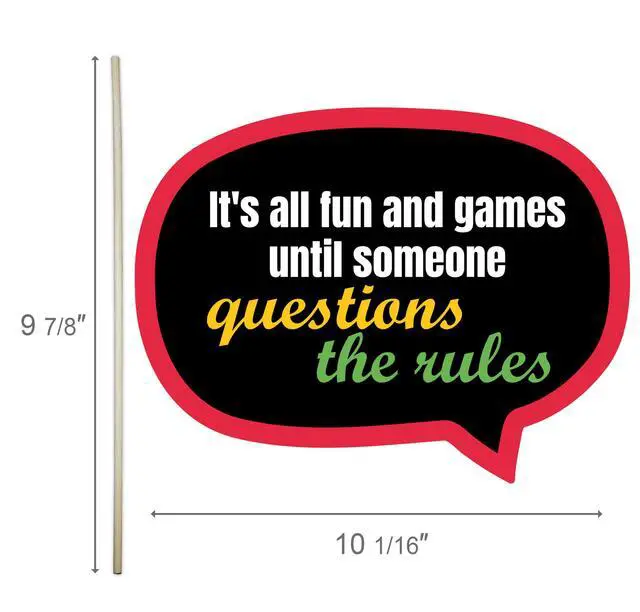 Alt view image 2 of 4 - Game Night Photo Booth Props 12 Funny Party Signs for Board Game Night, Family Party Decorations, Tabletop Party Favors