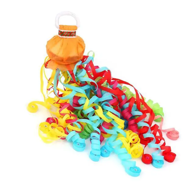 Alt view image 7 of 7 - 10Pack Colorful Streamer Poppers, No Mess Multi-Color Paper Crackers, Hand Throw Confetti Streamers for Birthday, Wedding, Party Celebrations