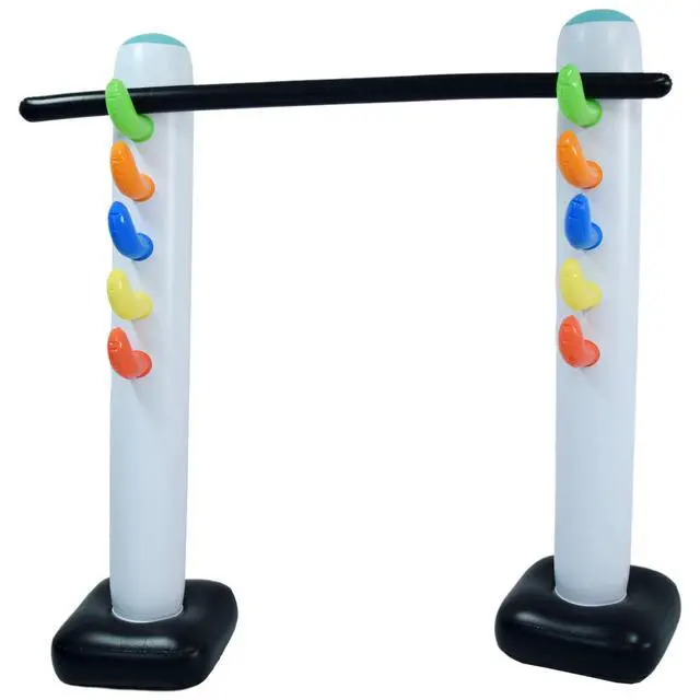 Alt view image 6 of 7 - Inflatable Limbo Game for Kids Adults 62" Luau Party Game, Indoor Outdoor Inflatable Lawn Yard Games, Summer Hawaiian Birthday Activity Carnival Game