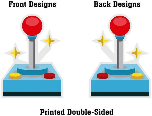 Alt view image 3 of 7 - 30 Pieces Video Game Gaming Party Table Toppers, Funny Game Zone Centerpieces Sticks Table Decorations Game On Birthday Party Decor Photo Booth Props for Boys Birthday Party Favors