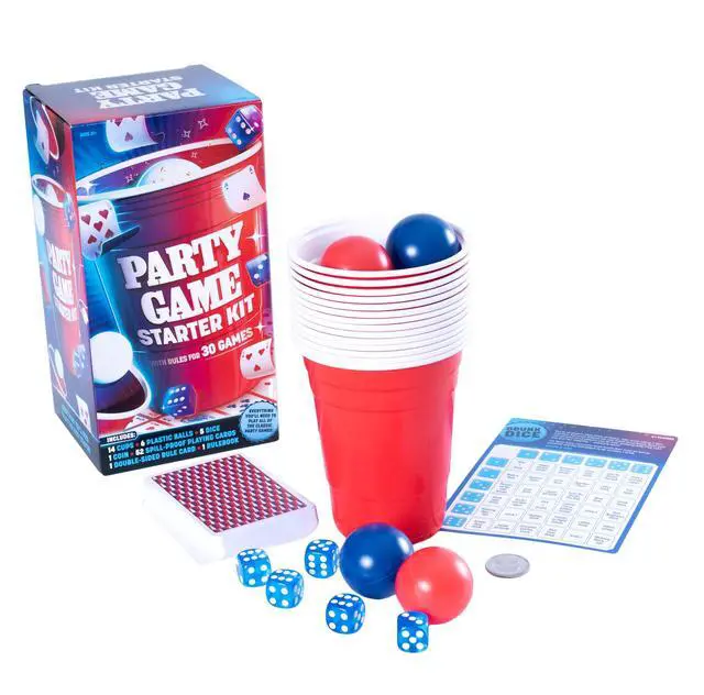 Alt view image 2 of 7 - Endless Games Party Game Starter Kit 30 Fun Game Night Games & Supplies for Adults | 2+ Players | Includes Cups, Dice, and Cards | Ages 21+