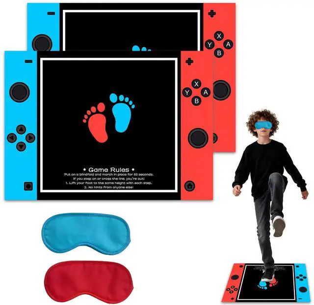 Main image of Party Games, Blindfold 60-Second Challenge Party Game for Kids Adults, Indoor Outdoor Group Activity, Game Controller Birthday Party Supplies Decorations, Funny Game for Birthday Retirement