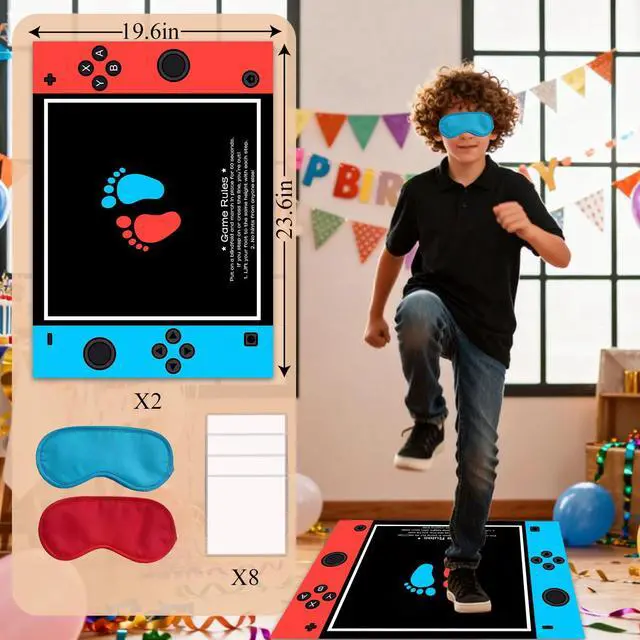 Alt view image 2 of 6 - Party Games, Blindfold 60-Second Challenge Party Game for Kids Adults, Indoor Outdoor Group Activity, Game Controller Birthday Party Supplies Decorations, Funny Game for Birthday Retirement