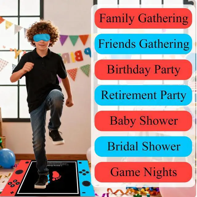 Alt view image 6 of 6 - Party Games, Blindfold 60-Second Challenge Party Game for Kids Adults, Indoor Outdoor Group Activity, Game Controller Birthday Party Supplies Decorations, Funny Game for Birthday Retirement
