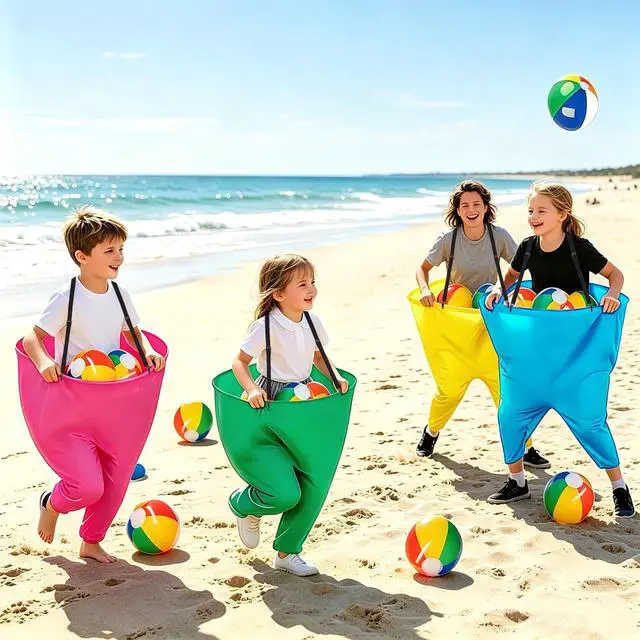 Alt view image 7 of 7 - 24Pcs Granny Pants Yard Game Funny Field Day Outdoor Toss Games for Kids Adults and Family Gaint Pant Set for Brithday Party Tossing Games Activities for Groups