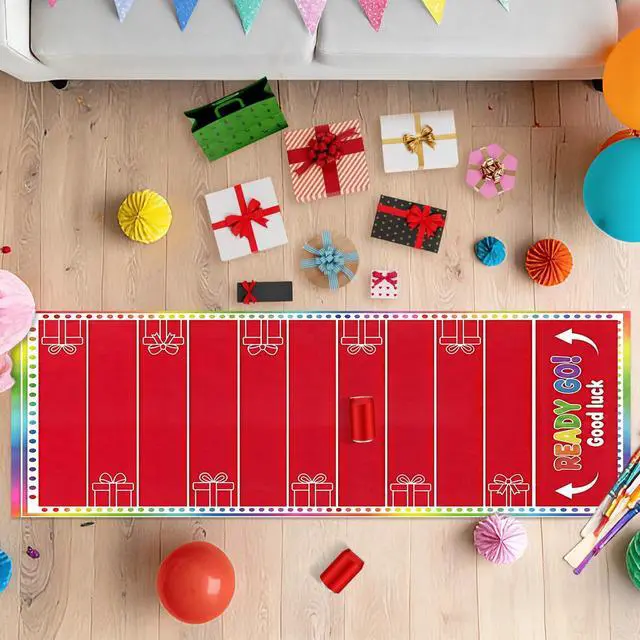 Main image of Party Can Rolling Game Props Fun Graduation Party Games Roll The Can Challenge Raffle Set for Graduation & Birthday Parties Family Gatherings, Team Building, Outdoor Events